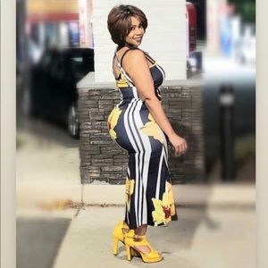 NWOT Women’s Striped Summer Maxi Dress